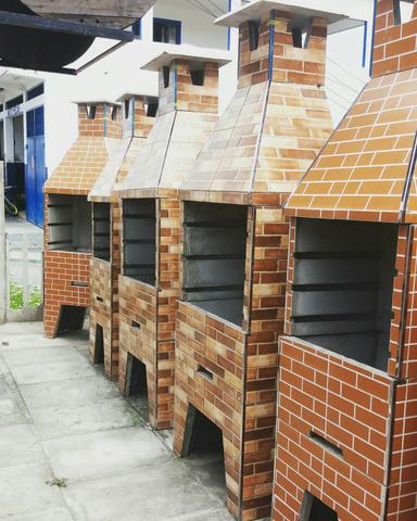 Churrasqueira que imita tijolo promoção