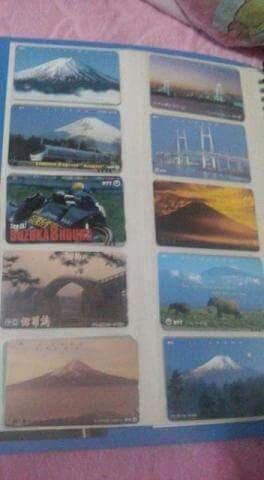 Coleção de cartões do Japão de 