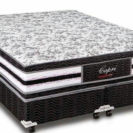 Conjunto Queen Colchão+Cama Box