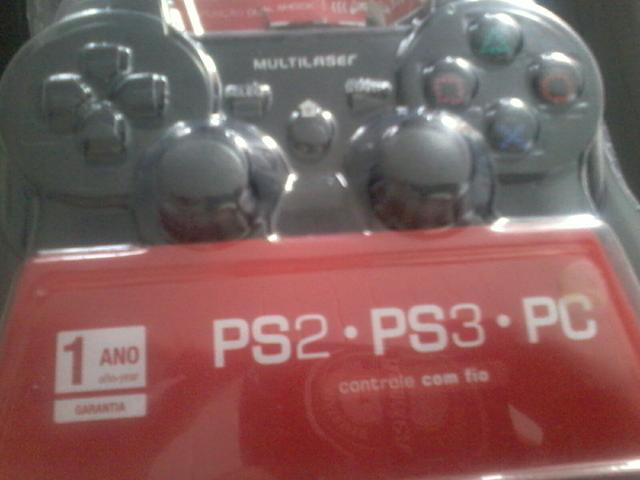 Controle para PS 2 PS 3 e PC novo