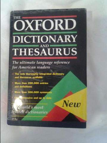 Dictionary oxford thesaurus