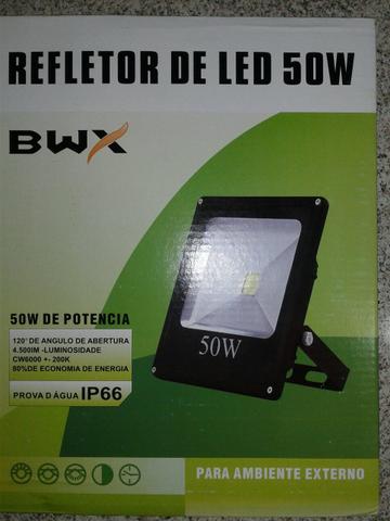 Kit com 5 refletor led 50w