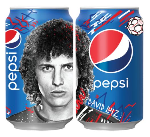 Latinha David Luiz Pepsi Copa  - Copa 