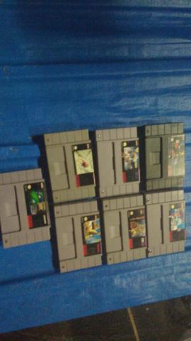 Lote de jogos de super Nintendo