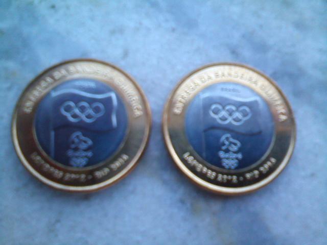 Moeda comemorativa da olimpíada.Nova,sem uso.Ideal para