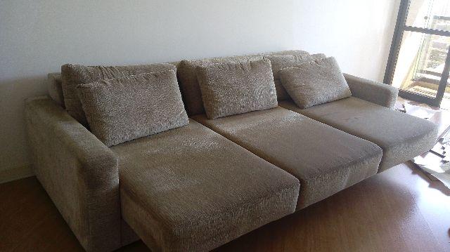 Sofá retrátil de 3 lugares