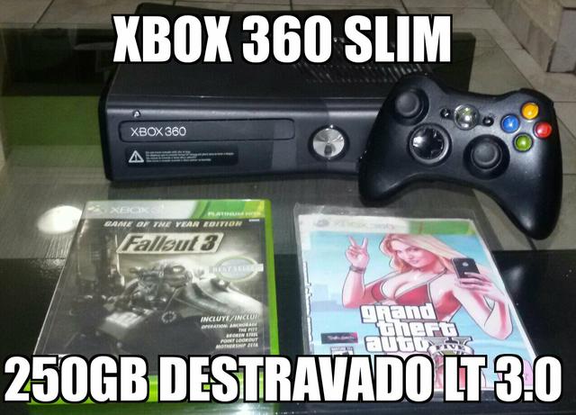 XBOX 360 Slim 53 Jogos Destravado LT 3.0