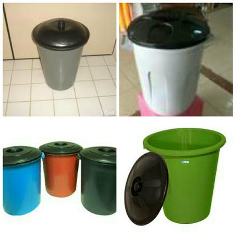 Baldes 60l com tampa