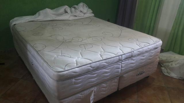 Cama com colchão ortobom
