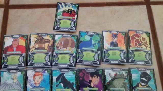 Carta Cards jogos ben 10 new characters