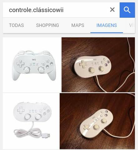 Compr0 Diversos Tipos de Controles Clássico de Nintendo wii