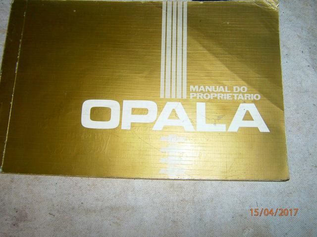 GM Opala manual do proprietário original