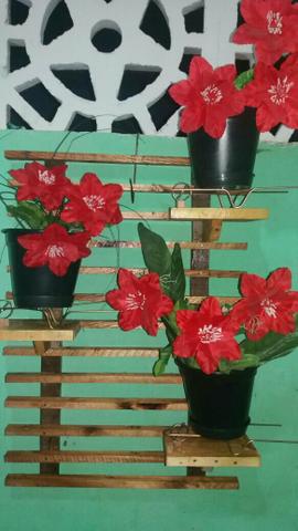 Jardins verticais paletes decorativos