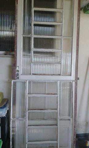 Porta de aço completa e vasculante