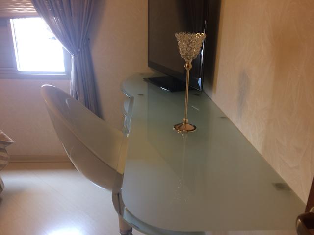 Rack de vidro jateado-semi nova