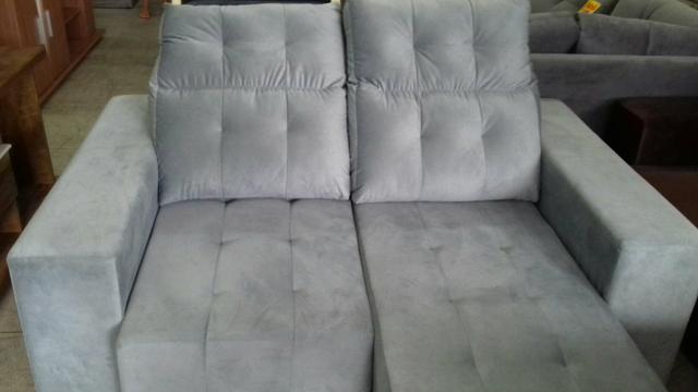 Sofa retrátil 2 lugares compacto