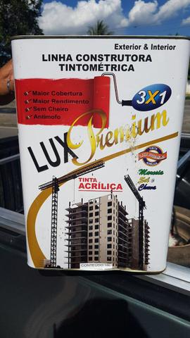 Tinta acrílica Lux Premium 18lt