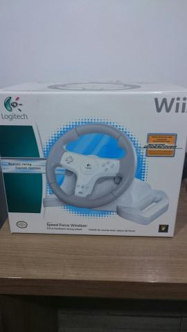 Volante Logitech para Wii Novo (Sem Uso)