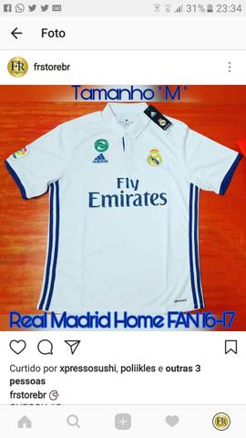 Camisa Real Madrid Home FAN 