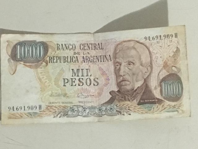 Cédula  Pesos argentinos