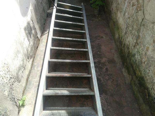 Escada de aço galvanizado