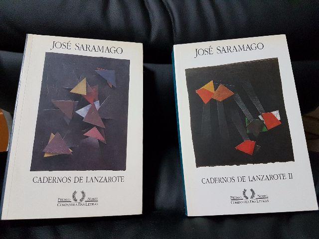Livros Cadernos De Lanzarote Volume I e II José Saramago