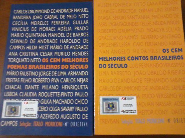 Livros: Os Cem melhores Contos e Poemas Brasileiros do