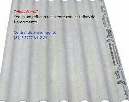 Temos 7 Telha Ondulada 3,05x1,10m Eternit