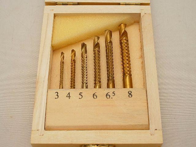 Caixa com 6 brocas espeçiais 3 - 8mm