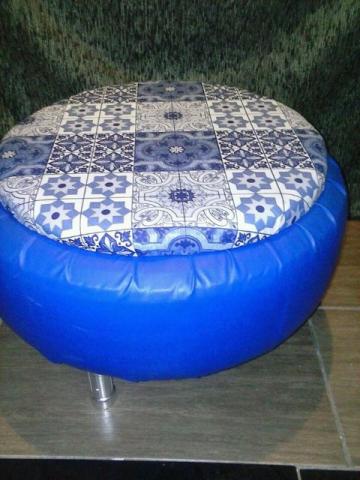 Puff de pneu super confortável com tecido impermeável