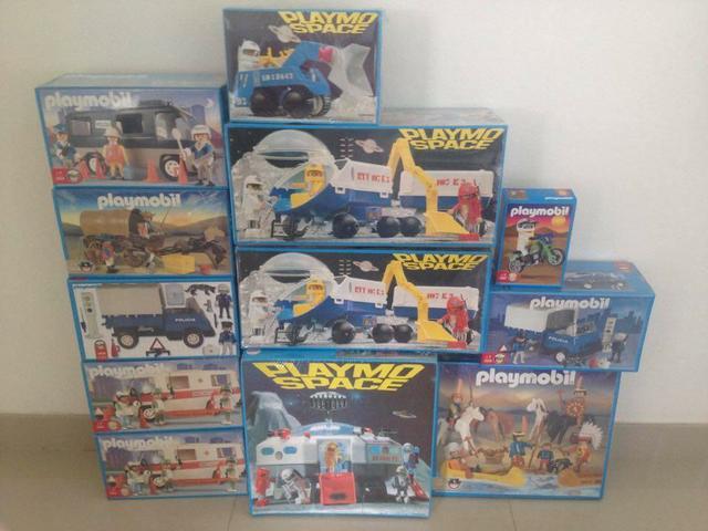 Vários Playmobil antigos lacrados nas caixas originais