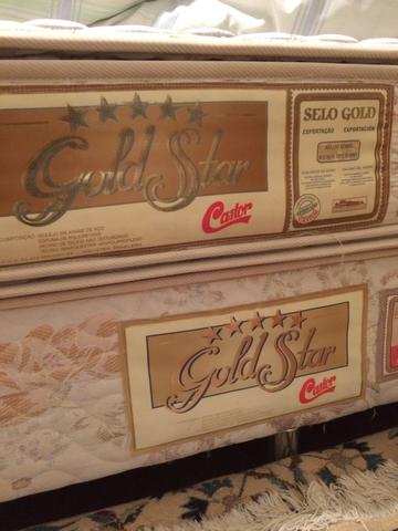 Cama Box Queen Castor Gold