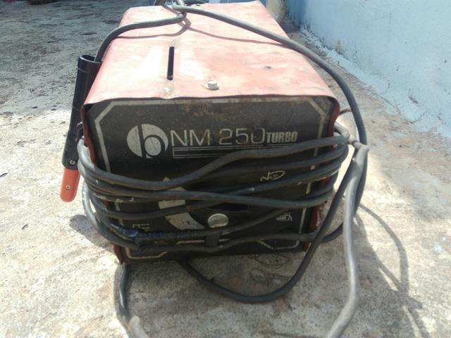 Maquina bambozzi 250amp jacaré novo urgente trc tbm