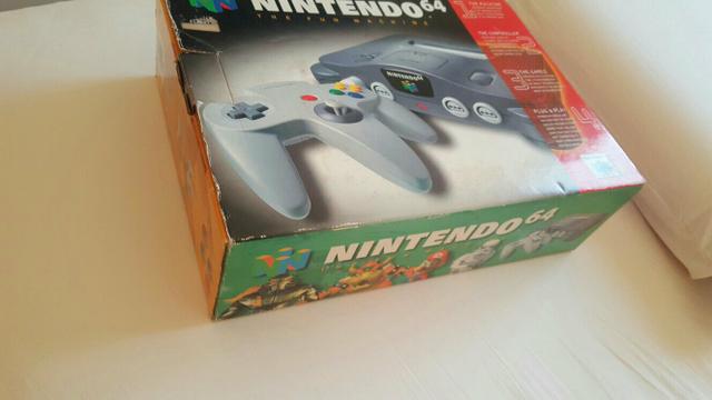 Nintendo 64 Completo na Caixa