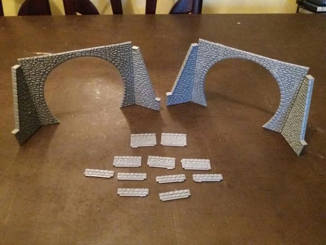 Par de entradas de túnel para duas linhas - Frateschi