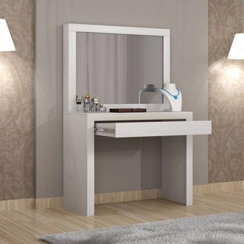 Penteadeira Gabi com espelho e gaveta - Entrega rápida