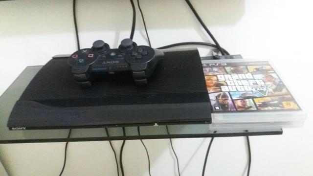 Play 3 + controle + 2 jogos
