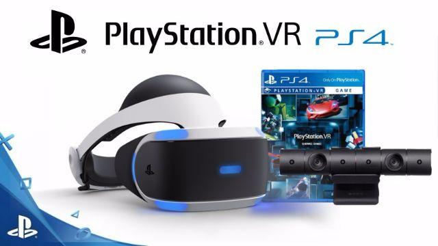 Playstation VR + Camera PS4 + Jogo Demo