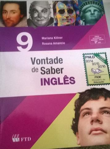 Vontade De Saber Inglês 9 + Cd Mariana Killner Rosana