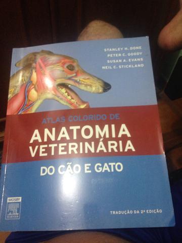 Atlas anatomia veterinária do cão e gato