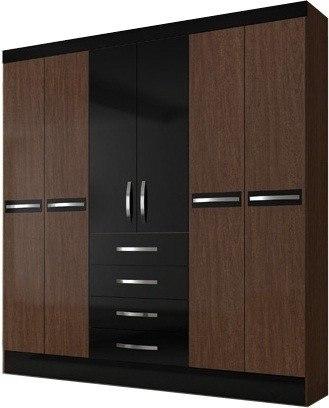 Belo e Moderno - Roupeiro Avaí 6 portas