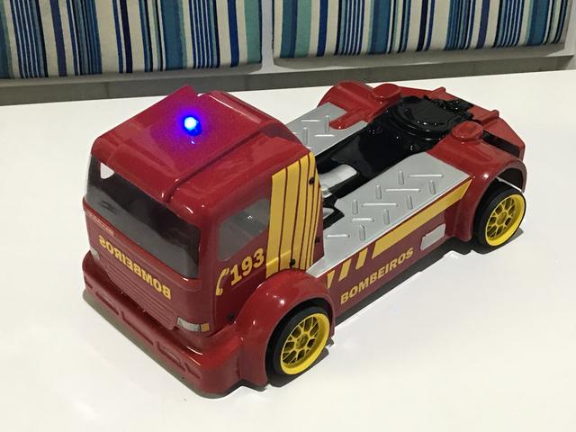Bolha 1/10 rc caminhão bombeiro