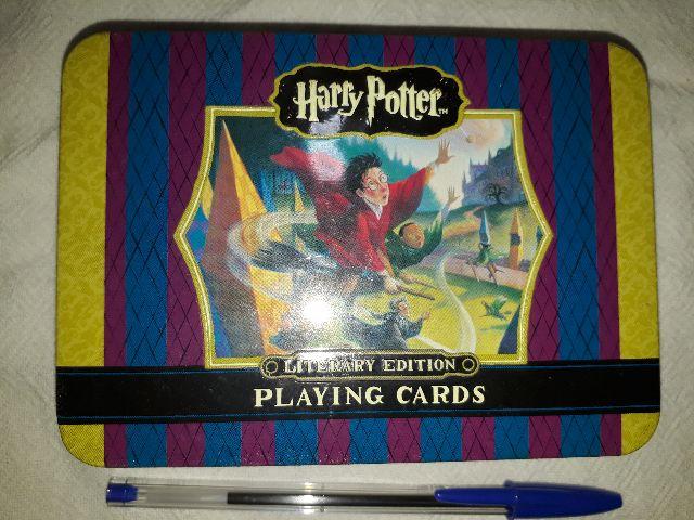 Caixa baralho Harry Potter