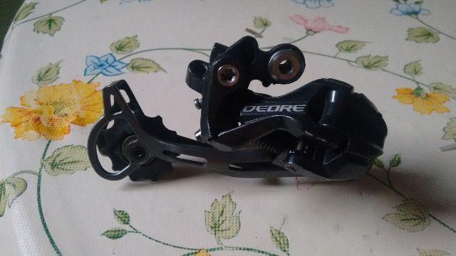 Câmbio traseiro Shimano deore 9V RD m592 semi novo