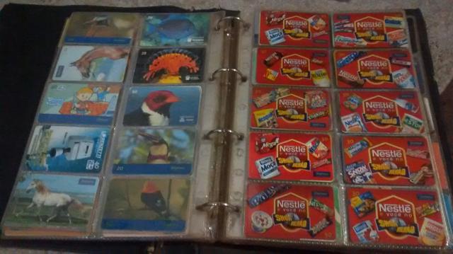 Coleção de cartão telefone