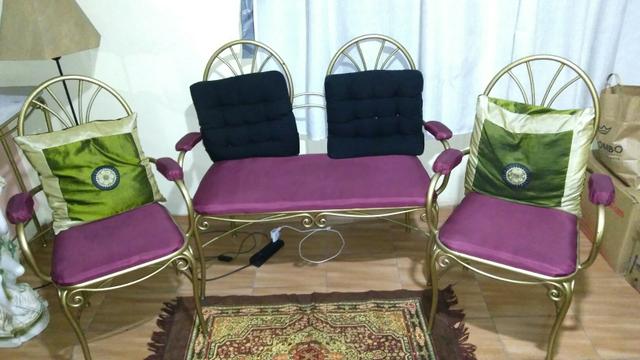 Conjunto de sofá e aparador