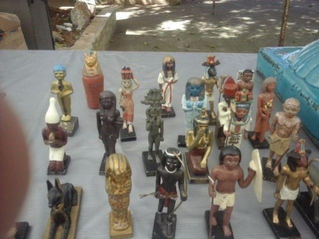 Deuses Egipcios em chumbo- colecionaveis