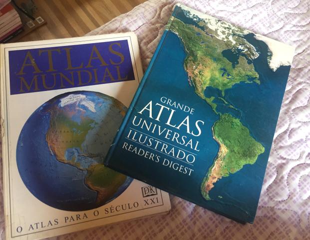 Dois atlas com excelente preço