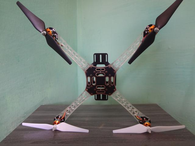 Drone/Peças/Kit Frame F Motor+4 Helice +4 Led+ Esc+