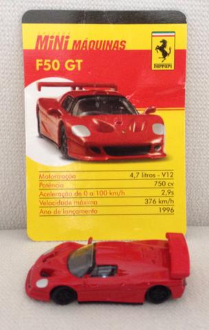 Ferrari F50 GT coleção mini máquinas